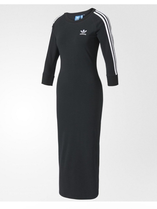 adidas Dresses & Skirts - Adidas Originals 3-Stripe Bodycon
Midi Dress sz M